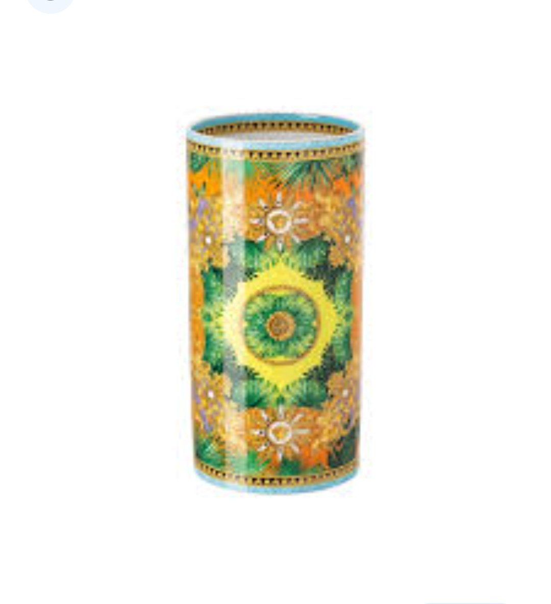Versace orange and green vase - Versace Vase | Aleppo Gift UAE